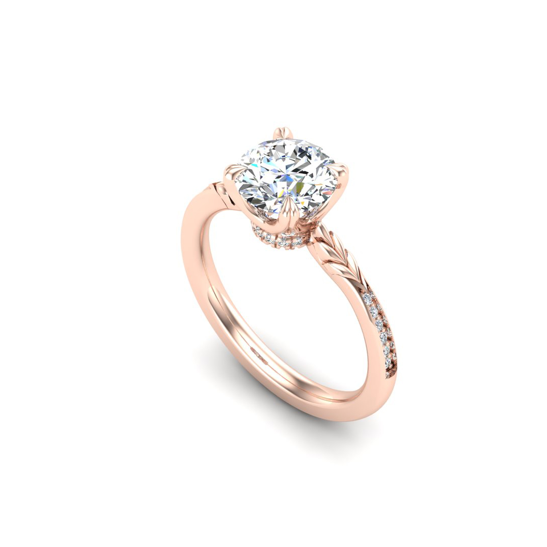 Jolene Pave Engagement ring